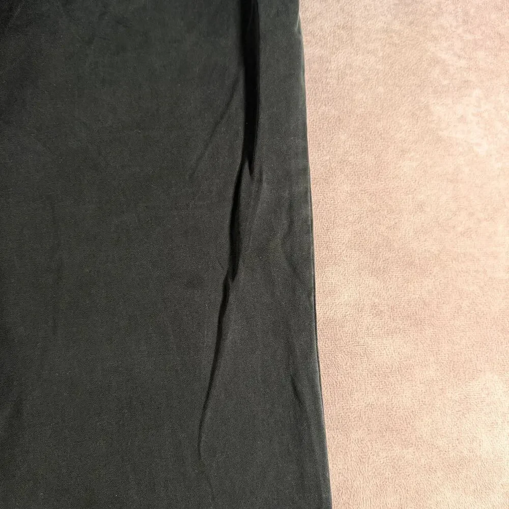 Polo Ralph Lauren Embroidered Logo Black Pants 36 28 Casual Preppy 100% Cotton